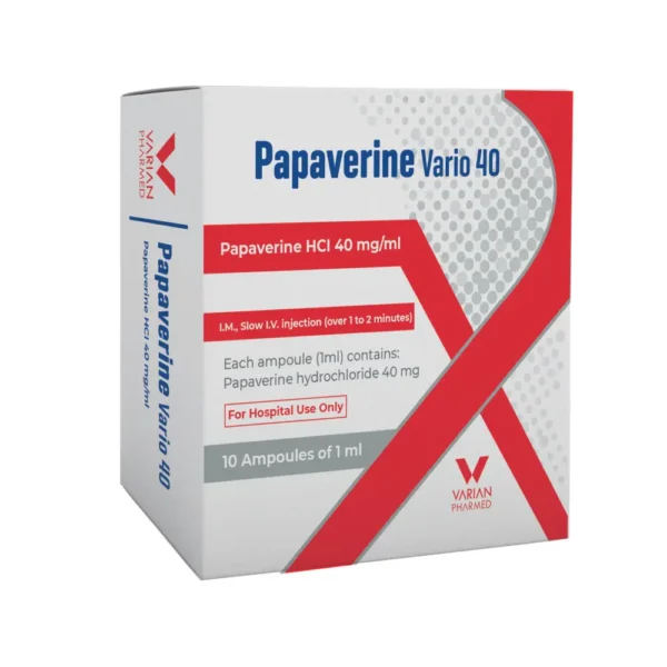 پاپاورین واریو 40 mg/mL